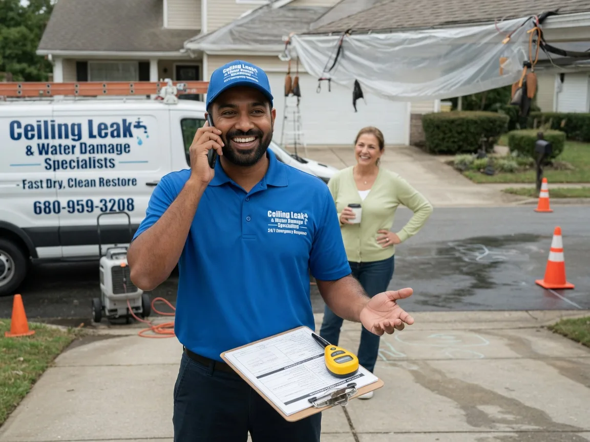 Ceiling Leak Cleanup Hampshire, IL FAQs